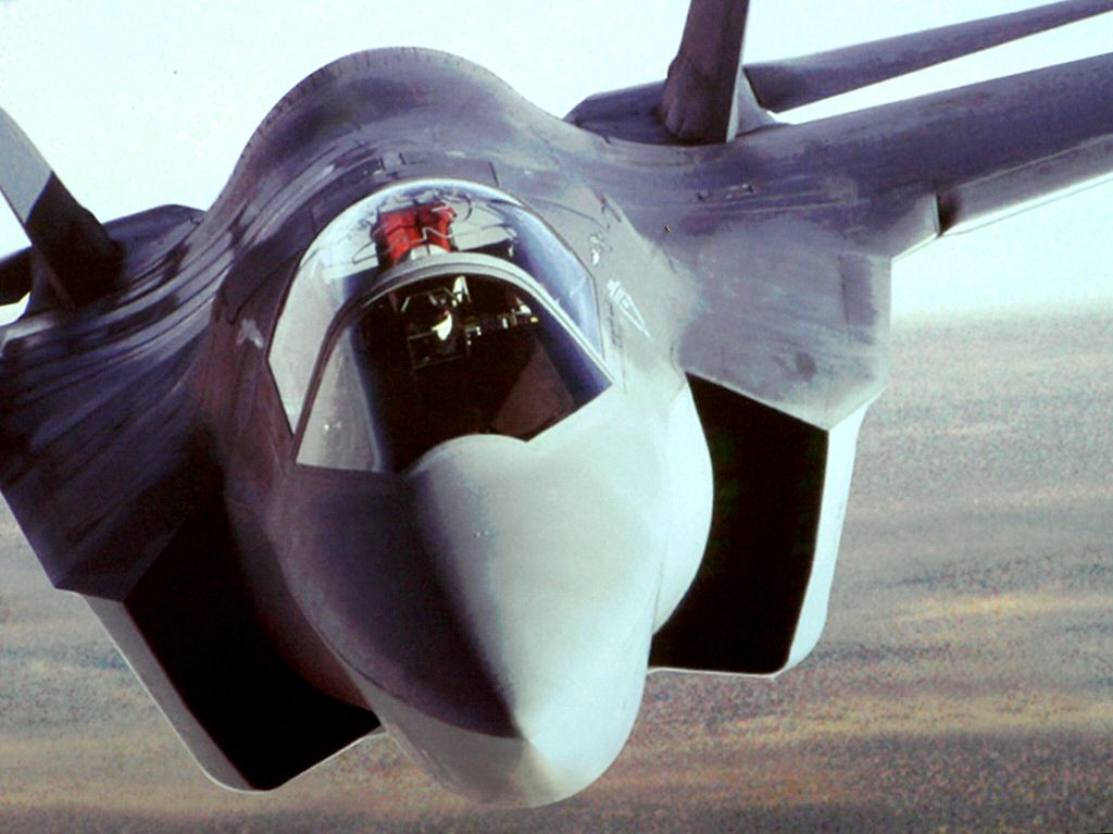 Harrier replacement Lockheed-Martin F-35 Lightning II radar-evading stealth Joint Strike Fighter bomber JSF