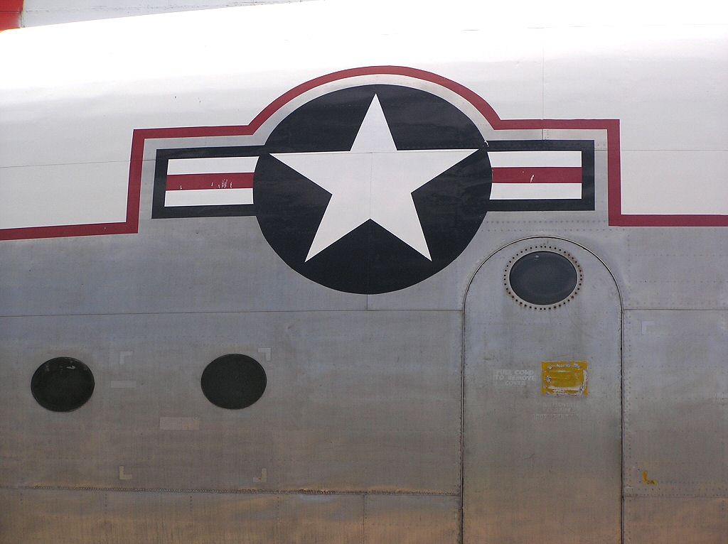 USAF Douglas C-124 Globemaster II heavy lift military transporter