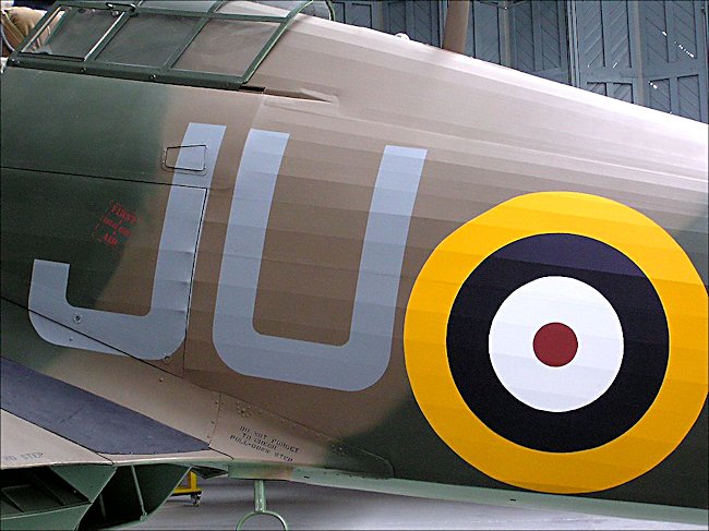 WW2 Battle of Britain Hawker Hurricane fighter