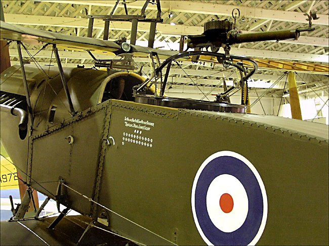 Cockpits of the De Havilland DH9A Medium Bomber Biplane