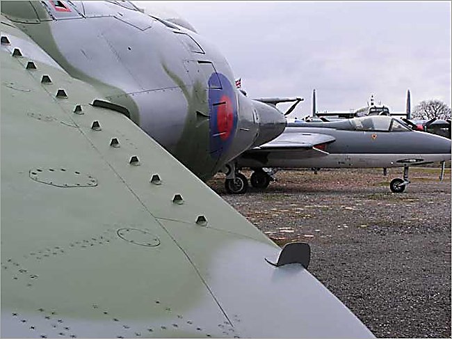 Surviving RAF Hawker Harrier GR3 jump jet