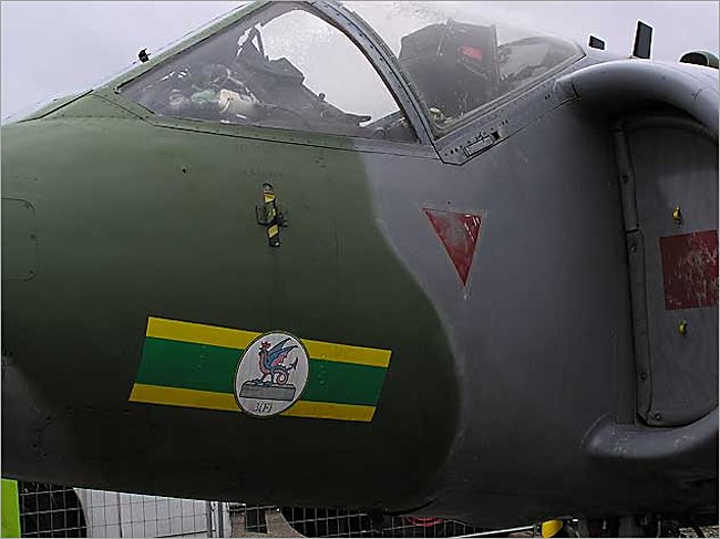 Gatwick Aircraft Museum's Hawker Harrier GR3