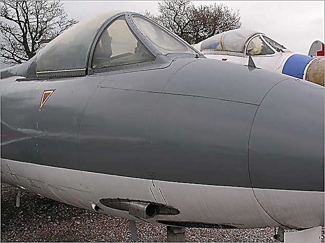 Hawker Hunter F.51 Jet Fighter nose gun