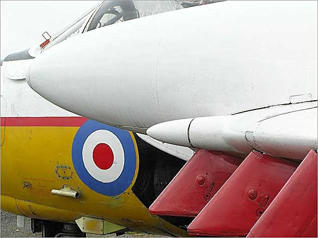 de Havilland Sea Vixen TT.8 Jet Fighter Bomber at Gatwick