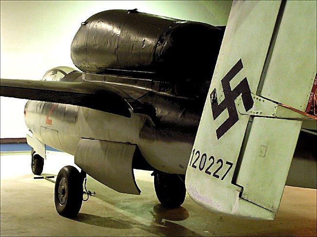 WW2 German Luftwaffe Heinkel He 162 jet fighter