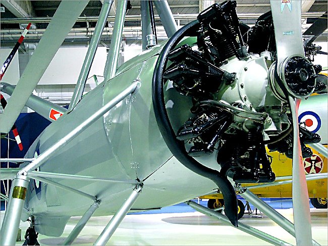 Surviving Avro Rota Mk1 Cierva Autogiro engine
