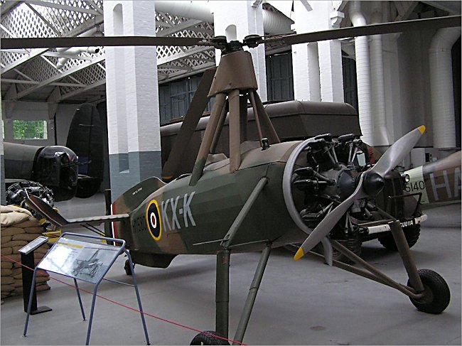 Surviving RAF Avro Rota Mk1 Cierva Autogiro Helicopter