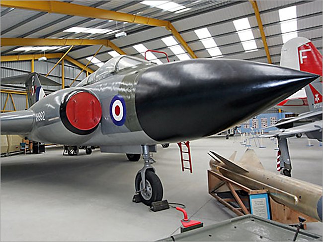 Surviving RAF Gloster Javelin Interceptor FAW9