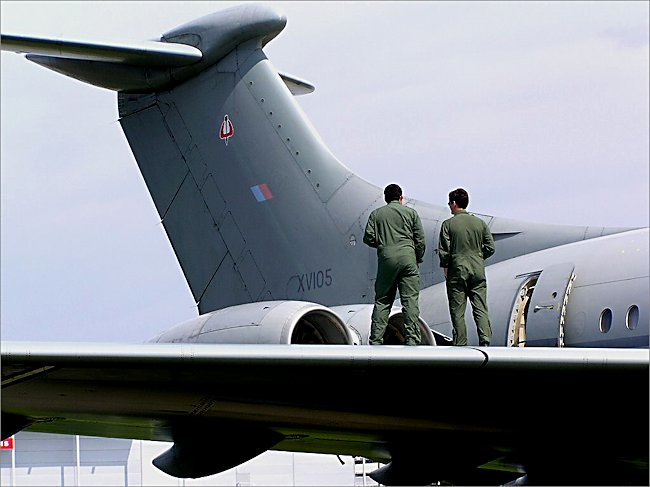 RAF Vickers VC10 Mk4 Transporter and Air-to-Air Refuelling Tanker AAR