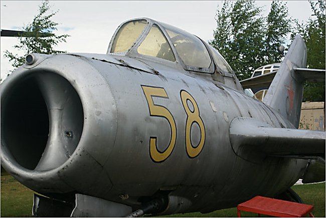Soviet Russian Surviving Mikoyan-Gurevich MiG-15 Fagot UTI Soviet Jet Trainer