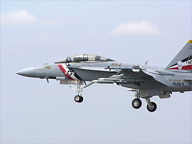 USAF McDonnell Douglas F18 Super Hornet Fighter
