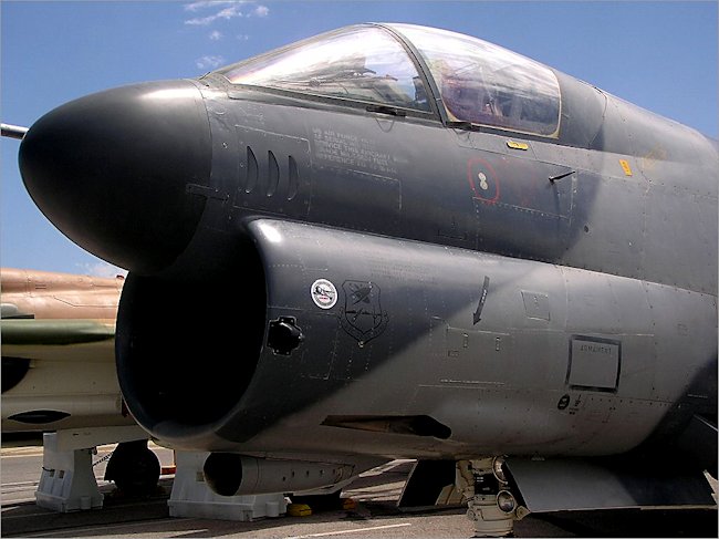 USAF and USN Vought A7 Corsair II Jet Fighter Bomber nose